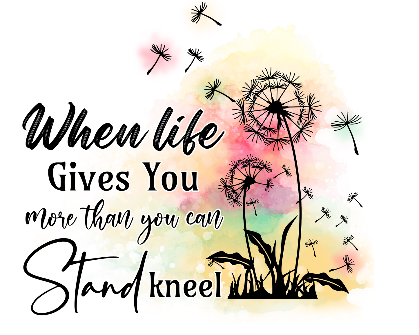 "Stand/Kneel" Tumbler