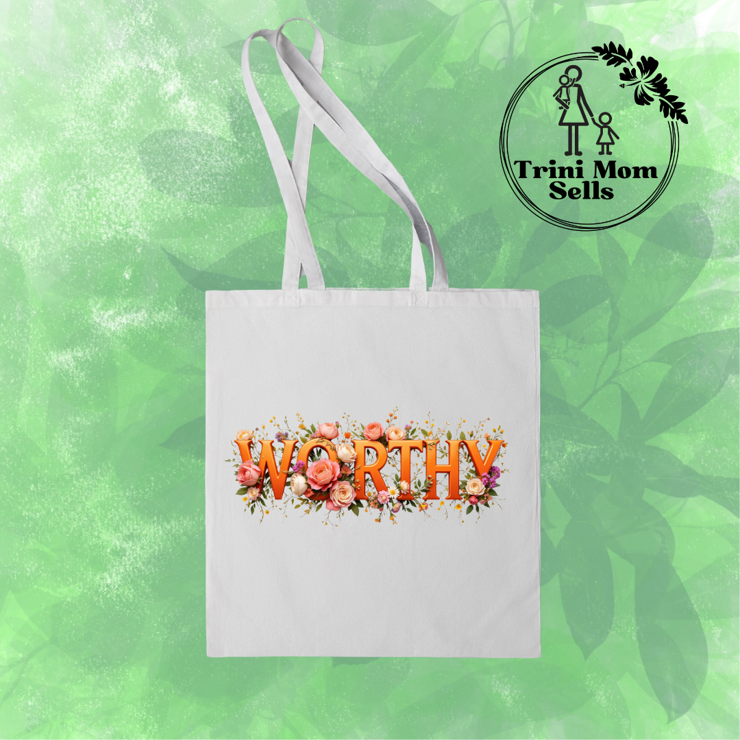 "Worthy" Canvas Tote