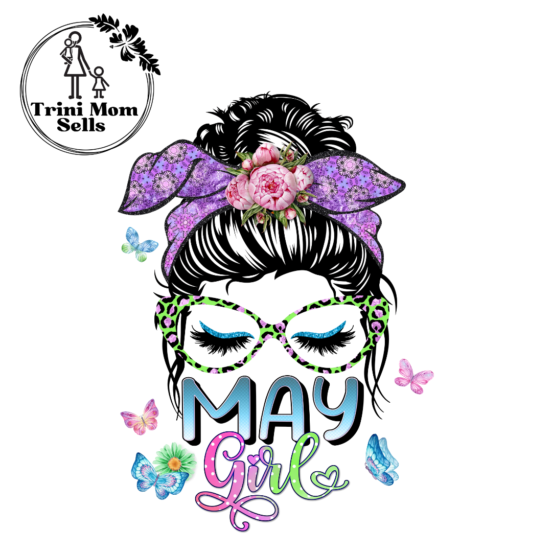 "May Girl" Canvas Tote