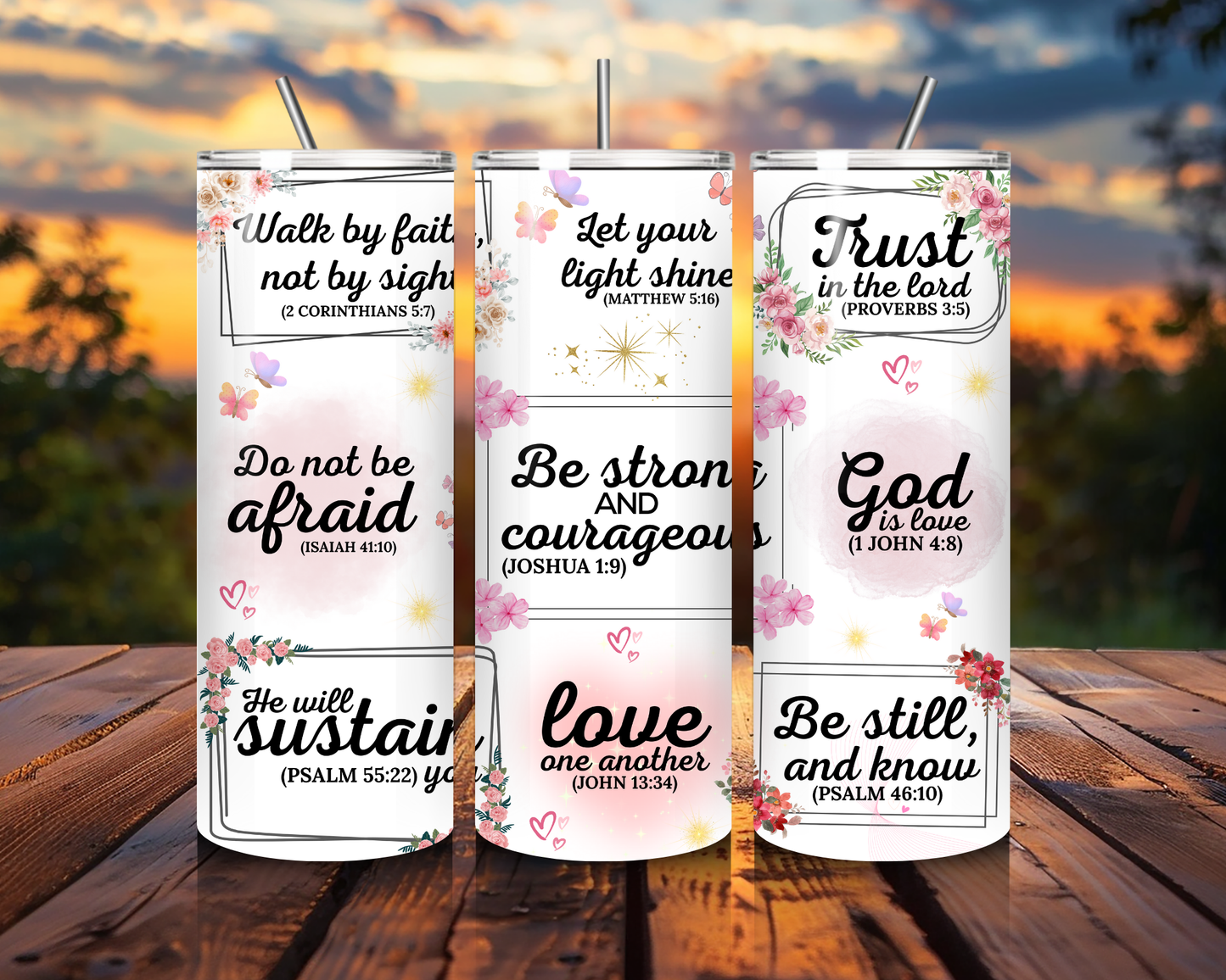 "Walk By Faith" Tumbler