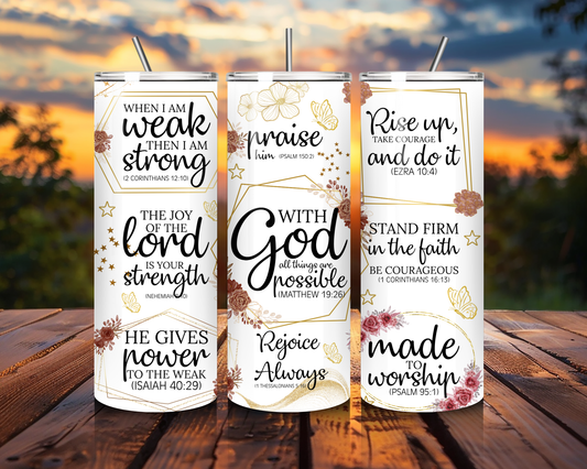 "Praise Him" Tumbler