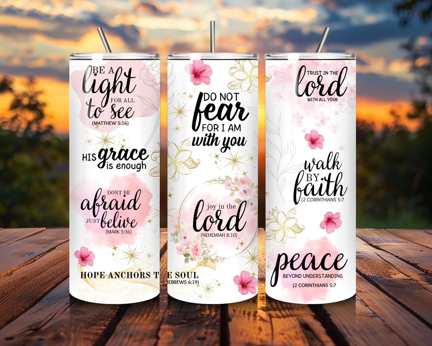 "Be A Light" Tumbler