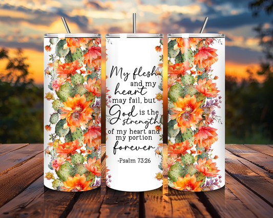 "My Flesh" Tumbler