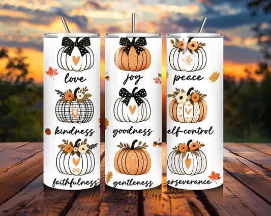 "Love Joy Peace" Tumbler