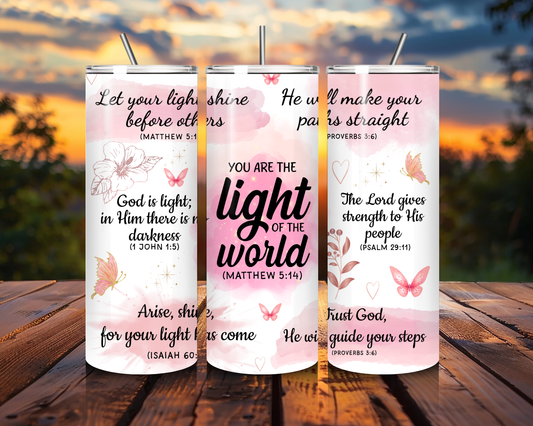 "Let Your Light Shine" Tumbler