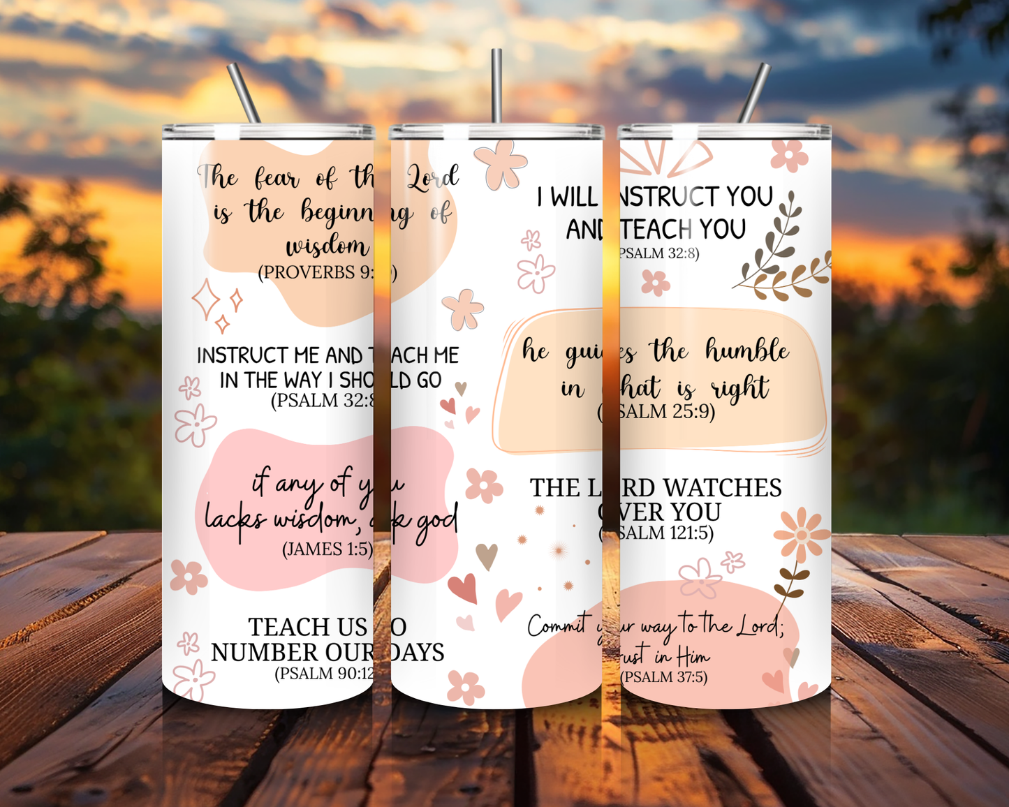 "I will Instruct You" Tumbler