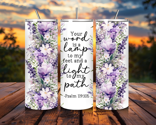 "Your Word is a Lamp" Tumbler