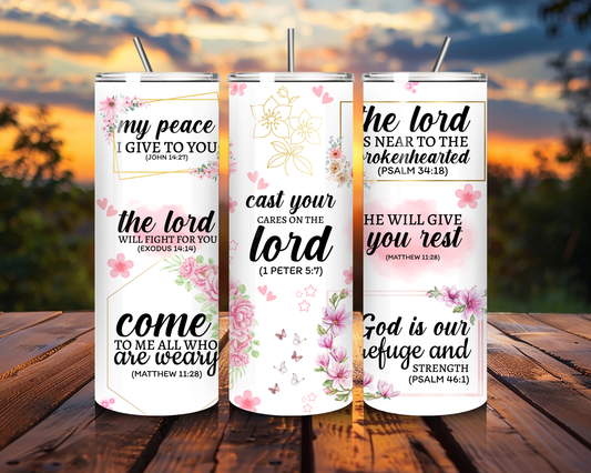"My Peace I Give To You" Tumbler