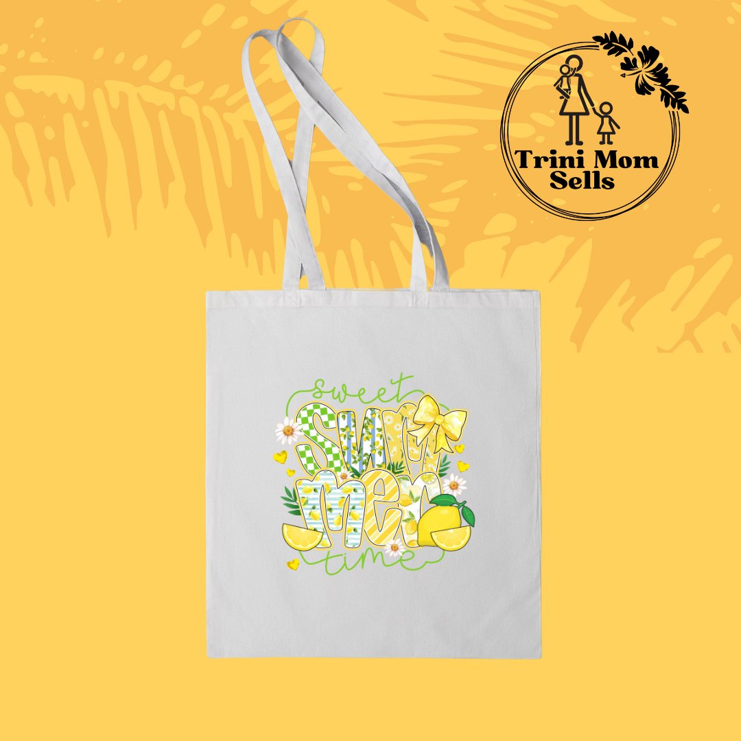 "Sweet Summer" Canvas Tote