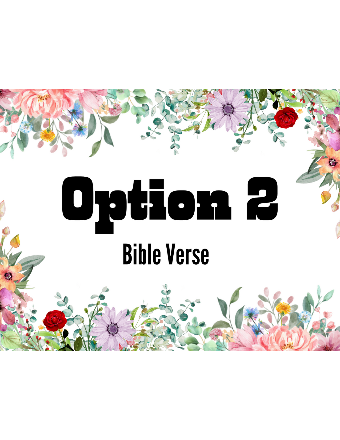 Customizable Canvas Tote - Name and Bible Verse