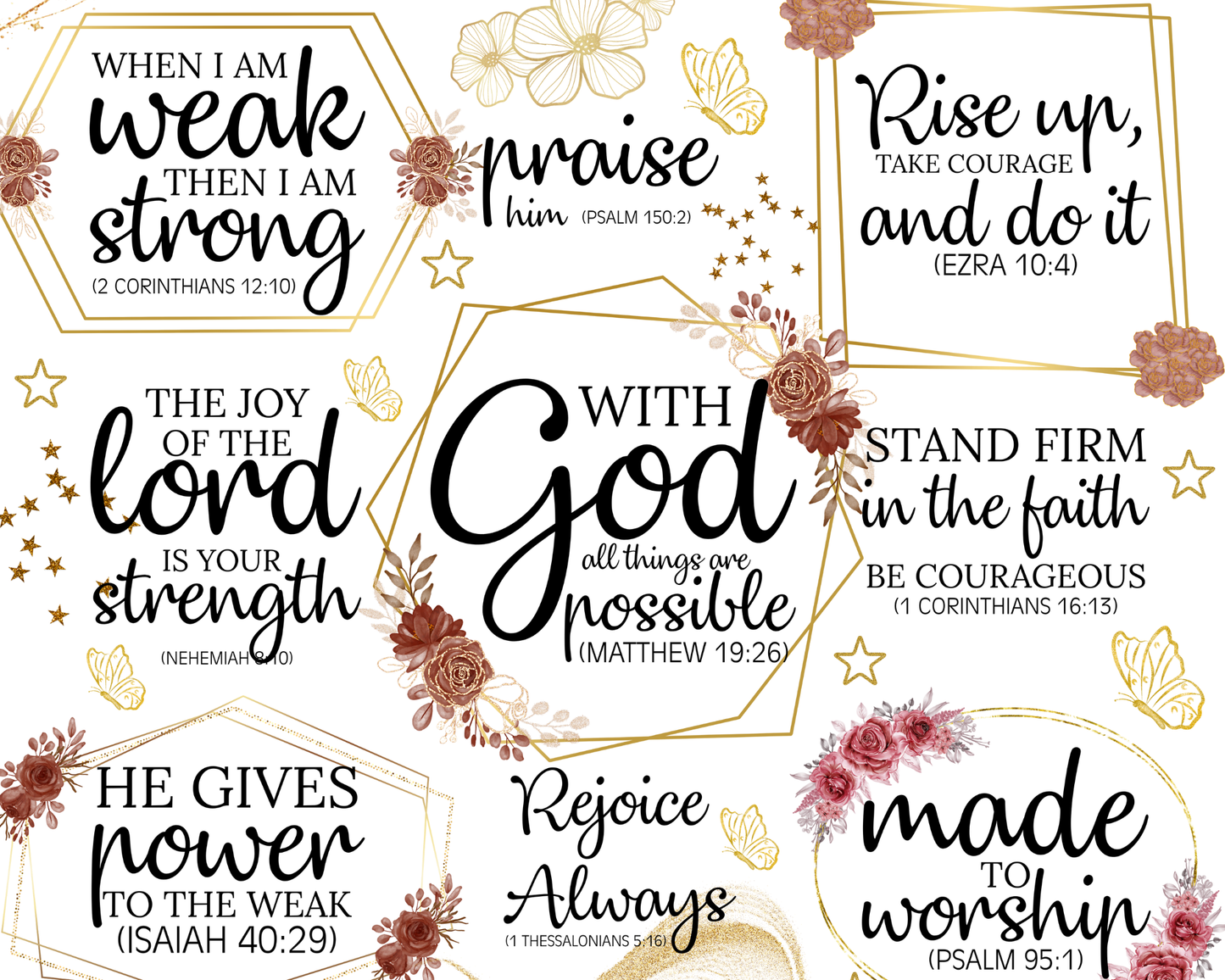 "Praise Him" Tumbler