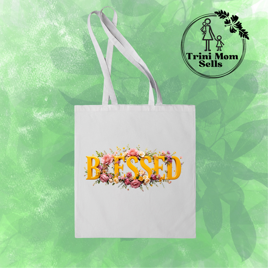 "Blessed" Canvas Tote