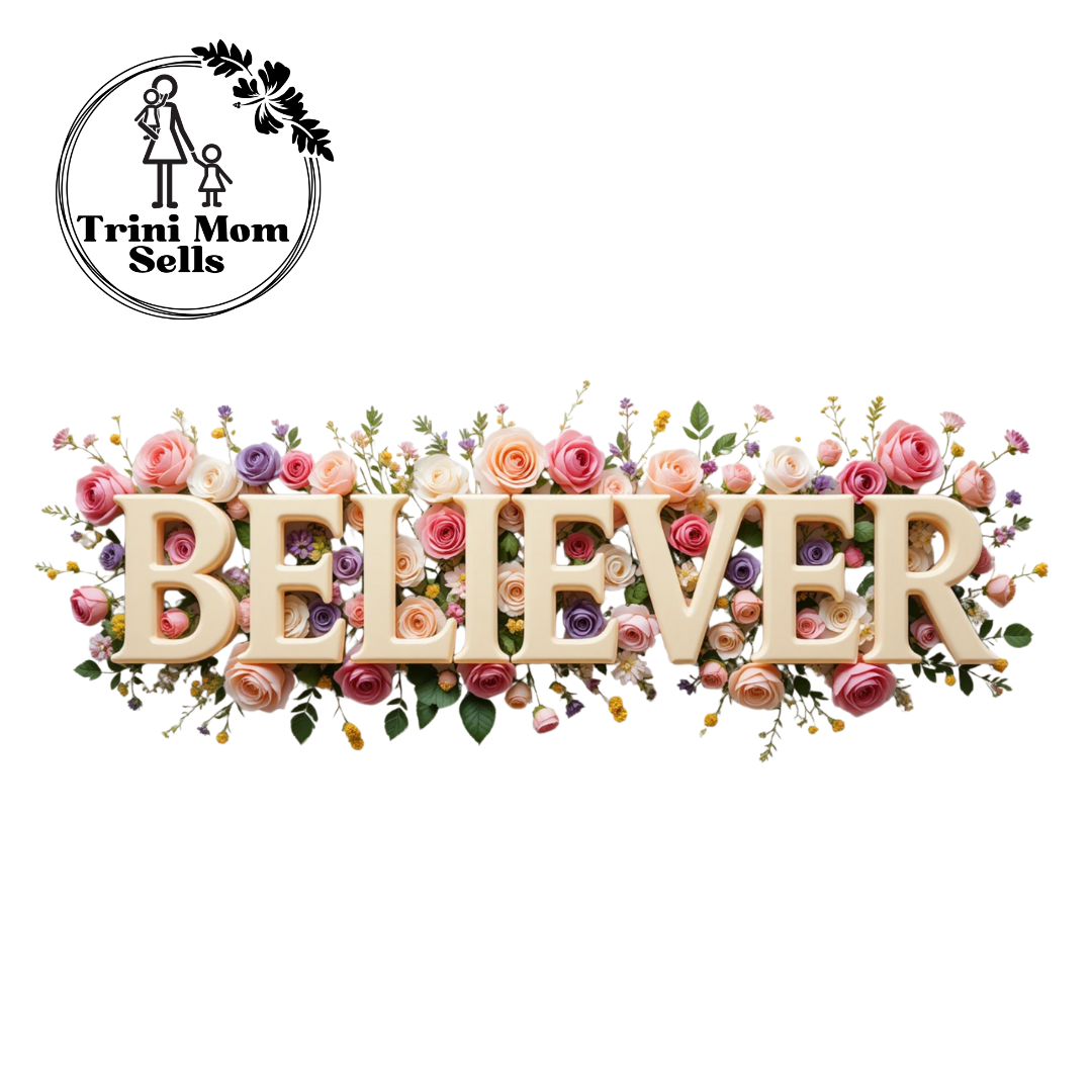"Believer" Canvas Tote
