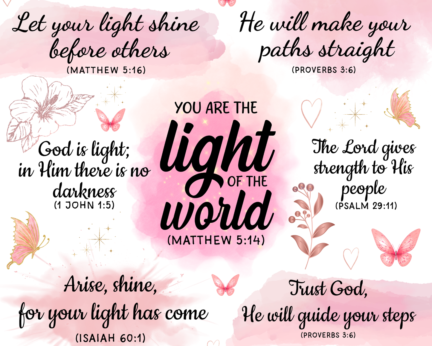 "Let Your Light Shine" Tumbler