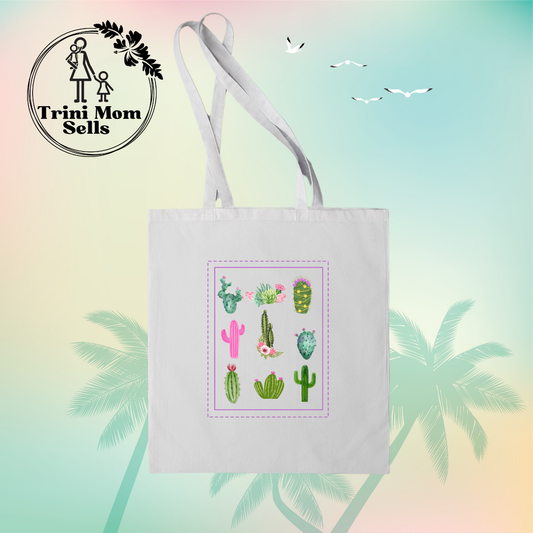 Cactus Canvas Tote